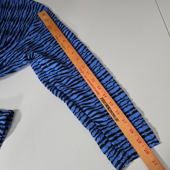 Habitat Open Cardigan Womens Medium Blue‎ Textured Stretch Sweater Office Preppy - Picture 11 of 12